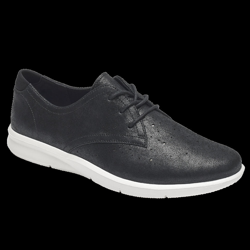 Rockport Singapore Womens Oxfords - Ayva Black - FZ1745986